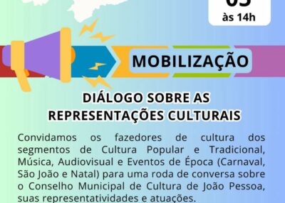 Diálogo sobre as representações culturais de João Pessoa-PB