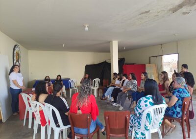 Mulheres em Ação no Projeto Ciranda das Auroras